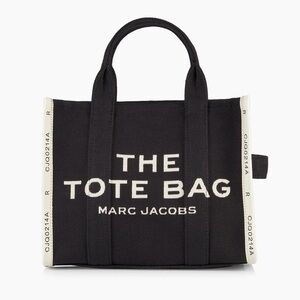 Marc Jacobs Black and White Jacquard Medium Tote